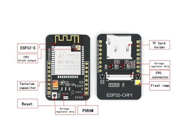 ESP32-CAM Development Board cu cameră - imagine 3